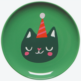 LET IT MEOW HOLIDAY APPETIZER PLATE SET