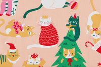 LET IT MEOW CATS HOLIDAY TOWEL