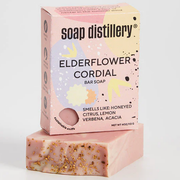 SOAP DISTILLERY BAR SOAP - ELDERFLOWER CORDIAL