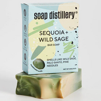 Soap Distillery Bar Soap - Sequoia + Wild Sage