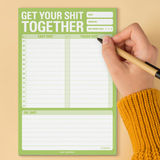 GET YOUR SHIT TOGETHER LIST PAD