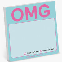 STICKY NOTEPAD - OMG