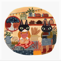 PANADERIA BREAD BAKER CATS PRINT