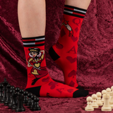 Queen Of Hearts Socks