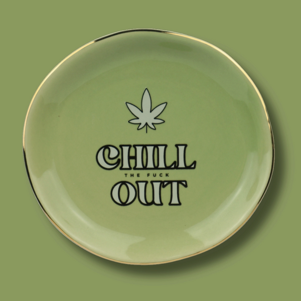CERAMIC JEWELRY DISH - CHILL THE FUCK OUT