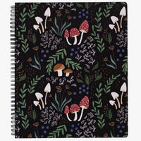 Forest Mushrooms Large Notebook