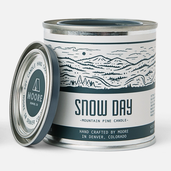 MOORE COLLECTION CANDLE - 1/2 PINT SNOW DAY