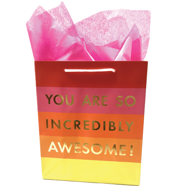 YOU ARE AWESOME FOIL GIFT BAG