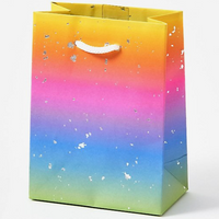 OMBRE RAINBOW GOLD FLECK GIFT BAG