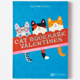 CAT BOOKMARKS VALENTINES SET