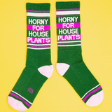 HORNY FOR HOUSE PLANTS GYM SOCKS