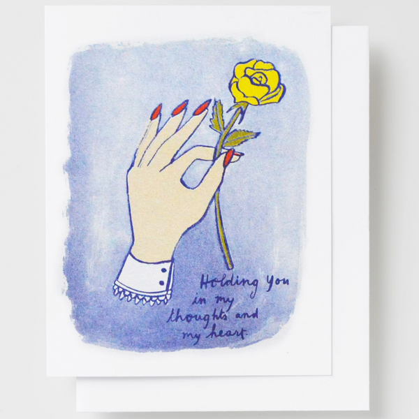 HOLDING YOU IN MY THOUGHTS CARD