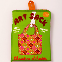 ECO FRIENDLY REUSABLE TOTE - FUCK OFF RETRO ART SACK