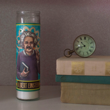 ALBERT EINSTEIN SECULAR SAINT CANDLE