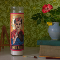 FRIDA KAHLO SECULAR SAINT CANDLE