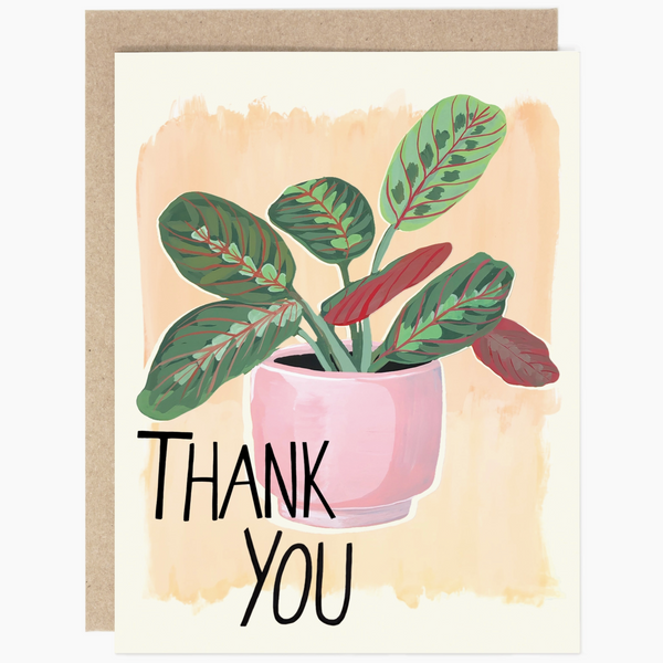 MARANTA PLANT THANK YOU CARD