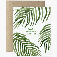 WARM BIRTHDAY WISHES CARD