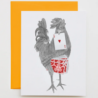 PETEY DUVAL KEY WEST GYPSY ROOSTER NOTE CARD ART PRINT