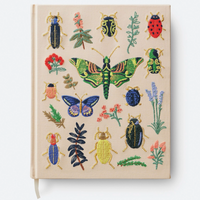 CURIO INSECTS EMBROIDERED SKETCHBOOK