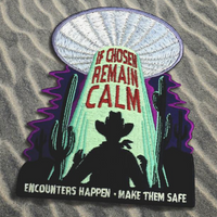 ALIEN ABDUCTION GLOW IN THE DARK PATCH