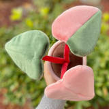 Plant Plushie - Pink Princess Philodendron