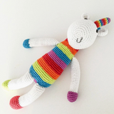 HANDMADE CROCHETED UNICORN RATTLE