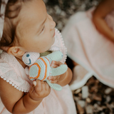 HANDMADE CROCHETED SEA TURTLE RATTLE