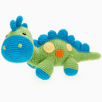 HANDMADE CROCHETED STEGOSAURUS TOY