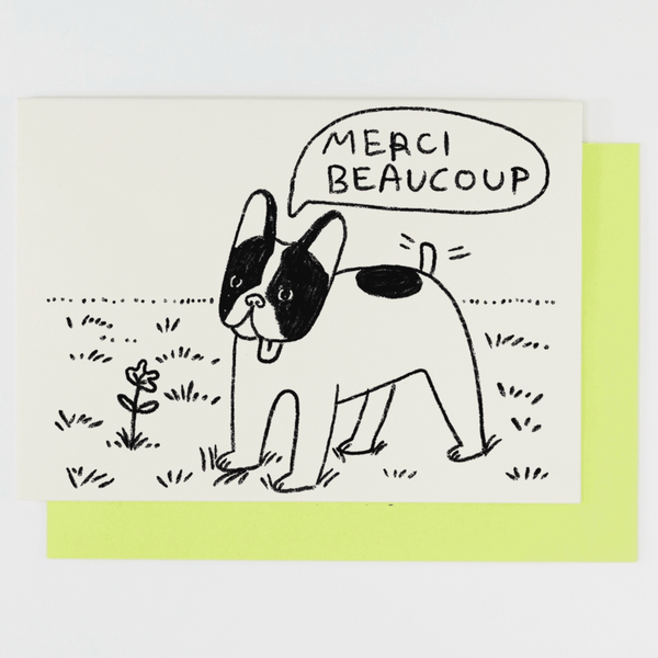 MERCI BEAUCOUP FRENCHIE CARD