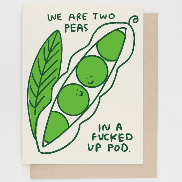 WE ARE TWO PEAS... CARD