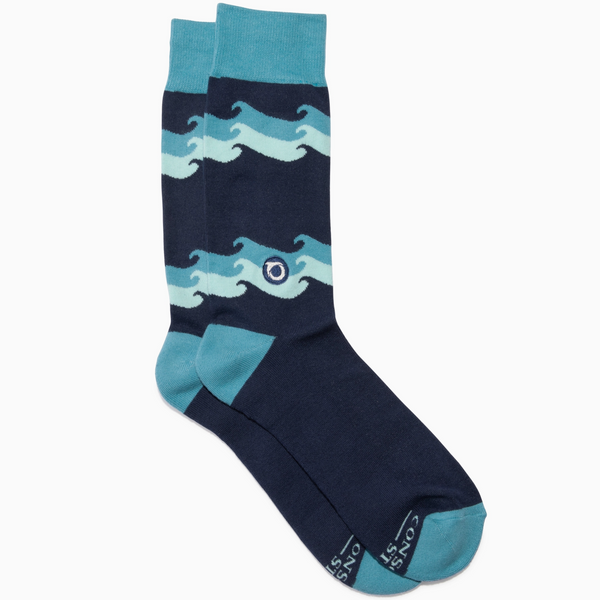 SOCKS THAT PROTECT OCEANS - ROLLING WAVES