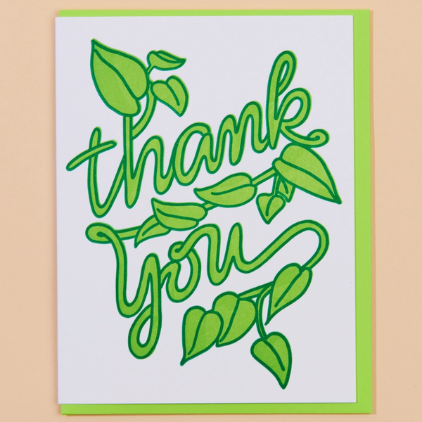 VINING PLANT THANK YOU CARD