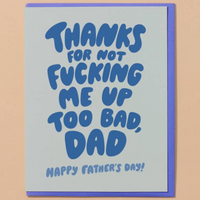 Thanks Dad Father's Day Card