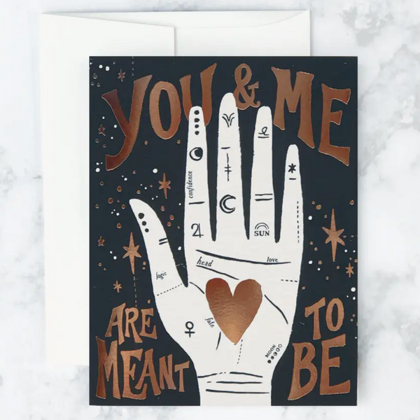 PALMISTRY MEANT TO BE CARD
