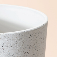 SPECKLE TEXTURE RECYCLED PLASTIC PLANTER - 3 SIZES