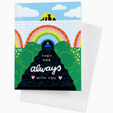 Rainbow Bridge Pet Sympathy Card