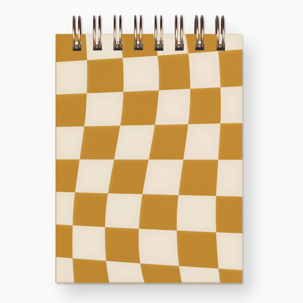 Mini Jotter Notebook - Checkerboard