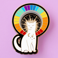 Rainbow Cat Enamel Pin