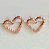 Handmade Itty Bitty Heart Earrings