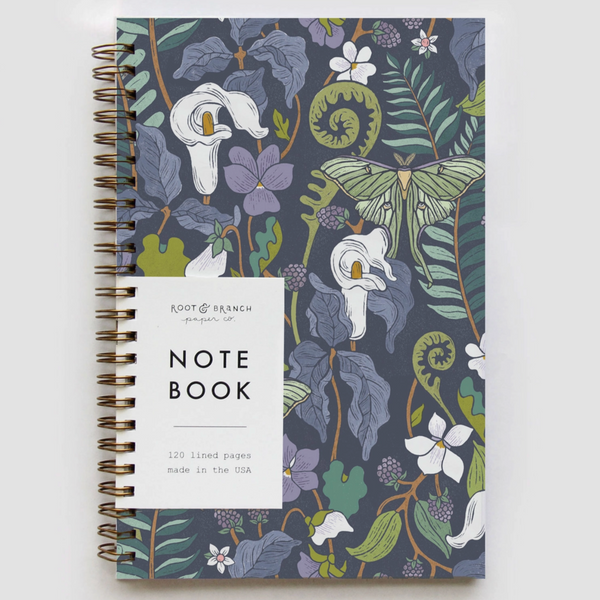 Woodland Bramble Spiral Notebook