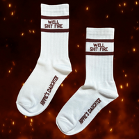 Well Shit Fire Gym Socks