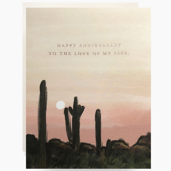 To The Love Of My Life Anniversary Card