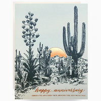 Another Trip Around The Sun Anniversary Card