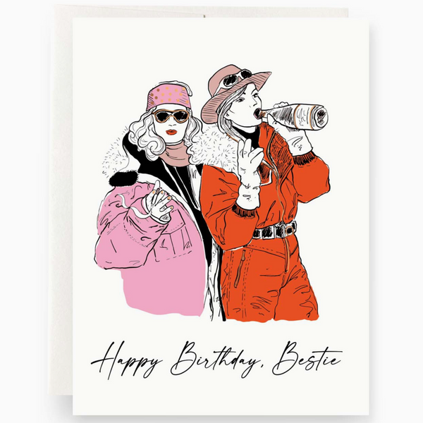 Happy Birthday Bestie Card