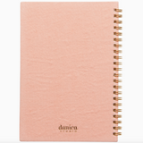 Ring Bound Embroidered Notebook - Ember