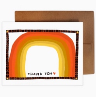 Rainbow Thank You Card