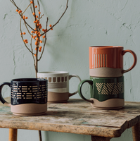 Stoneware Mug - Midnight Murmur