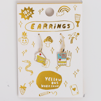 Cake + Cake Mix Dangle Earrings