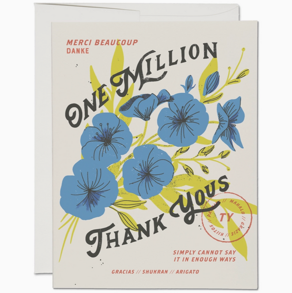 One Million Thank Yous Card