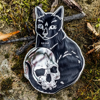 Kitty Embracing Death Enamel Pin